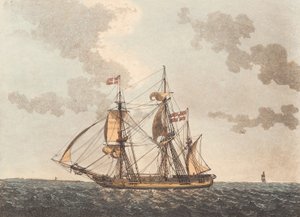 Un bateau en écorce cherchant un port - Niels Truslew