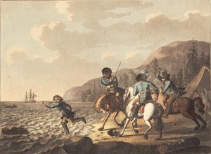 Tordenskjold échappe aux dragons suédois - Niels Truslew