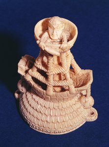 Partie supérieure de la salière par le Maître du Navire Héraldique, Nigeria, Bini-Portugais, c.1525-1600