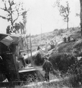 Grosse Bertha, le canon allemand qui a bombardé Paris, Première Guerre mondiale, vers 1918