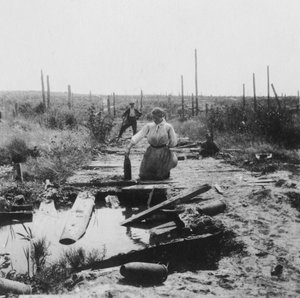 La route principale, Colline 60, Belgique, Première Guerre mondiale, vers 1914-1918 - Nightingale and Co