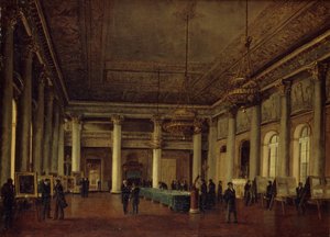 Vue intérieure de la maison de Dmitry Naryshkin lors d