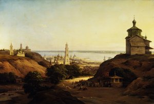 Vue de Yuryev-Povolzhsky - Nikanor Grigoryevich Chernetsov