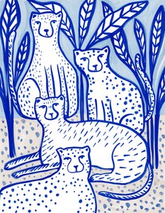 Les guépards de la jungle bleue - Nikita Jariwala