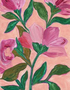 Fleurs roses éclatantes - Nikita Jariwala