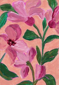 Fleurs roses éclatantes - Nikita Jariwala