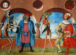 La Mort, chef du gouvernement et bourgeois de Berne du cycle de la Danse Macabre - Niklaus Manuel