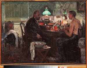 Chez le médecin - Nikolai Aleksandrovich Yaroshenko