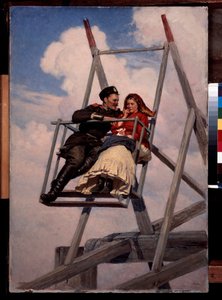 Sur la balançoire - Nikolai Aleksandrovich Yaroshenko