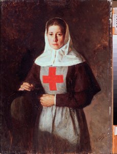 Une infirmière - Nikolai Aleksandrovich Yaroshenko