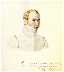 Portrait du décembriste Baron Andrei von Rosen 1799-1884, 1832 - Nikolai Alexandrovich Bestuzhev