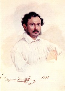Portrait du décembriste duc Dmitry Shchepin-Rostovsky 1798-1858, 1839 - Nikolai Alexandrovich Bestuzhev