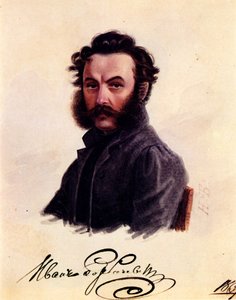 Portrait du décembriste Ivan Horbachevsky 1800-1869, 1837 - Nikolai Alexandrovich Bestuzhev