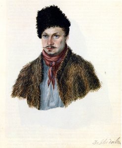Portrait du décembriste Vasily Davydov 1793-1855, 1839 - Nikolai Alexandrovich Bestuzhev