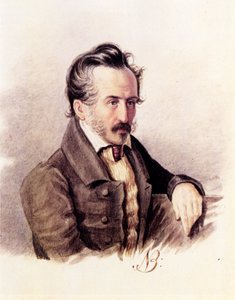 Portrait du décembriste comte Sergey Volkonsky 1788-1865, années 1840 - Nikolai Alexandrovich Bestuzhev