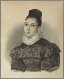 Portrait de Yelizaveta Petrovna Naryshkina, 1801-1867, 1832
