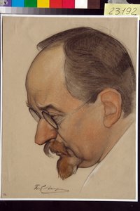 Portrait de Gueorgui Vassilievitch Tchitcherine - Nikolai Andreevich Andreev