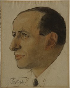 Portrait du metteur en scène Alexander Tairov 1885-1950, début des années 1920