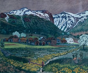 Nuit de renoncule - Nikolai Astrup