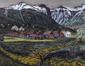 Nuit de renoncule - Nikolai Astrup