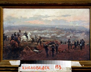 Attaque sur les monts Verts - Épisode de la guerre de Crimée (1853-1856) - Nikolai Dmitrievich Dmitriev Orenburgsky