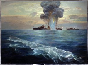 Guerre civile russe : le destroyer britannique Victoria torpillé par le sous-marin bolchevique Pantera au large de l