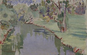 À la rivière Slavyanka, 1909 - Nikolai Ivanovich Kulbin