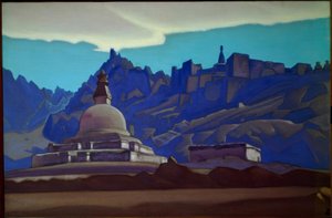 Tombeaux. Ladakh