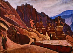Monastère des lamas Bonpo au Tibet - Nikolai Konstantinowitsch Roerich