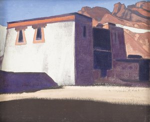 Monastère de Sharugon, Tibet, 1928 - Nikolai Konstantinowitsch Roerich