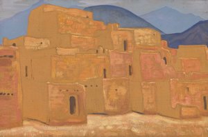 Taos Pueblo, Nouveau-Mexique, vers 1921