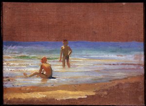 Jeunes garçons au bord de la mer - Nikolai Nikolajevitch Gay