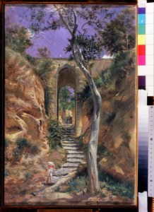 Le pont de Vico (Corse ?) - Nikolai Nikolajevitch Gay