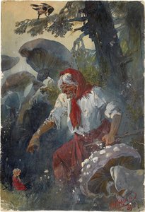 Baba Yaga, 1889 - Nikolai Nikolayevich Karasin