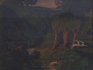 Pan et la nymphe Syrinx - Nikolai Pavlovich Ulyanov