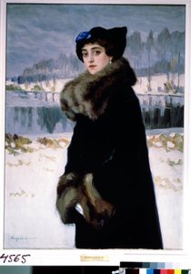 Portrait de la ballerine Lyudmila Mesaksudi Barash