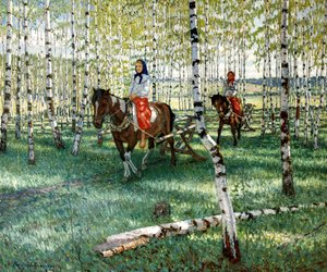 Au travail, 1921 - Nikolai Petrovich Bogdanov Belsky