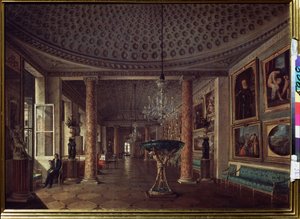 La galerie de peinture du palais Strogonov à Saint-Pétersbourg - Nikolai Stepanovich Nikitin