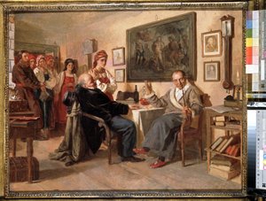 Le marché aux serfs - Nikolai Vasilievich Nevrev