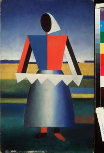 Femme avec une scie - Nikolaj Mihailovic Suetin