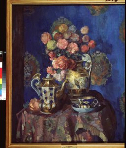 Nature morte avec des fleurs - Nikolaj Nikolaevic Sapunov