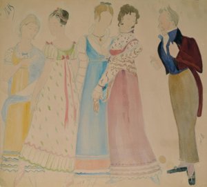 Esquisses de costumes - Nikolaj Pawlowitsch Uljanow