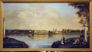 Vue du palais Kouskovo (Moscou, Russie)