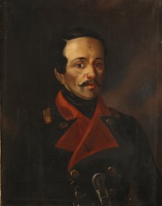 Portrait du poète Mikhaïl Lermontov 1814-1841, 1854-1858