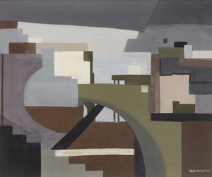 Paysage urbain précisionniste - Niles Spencer