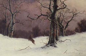La chasse au cerf - Nils Hans Christiansen