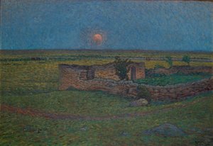 Lever de lune sur Öland