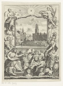 Vue de la ville avec la cathédrale d