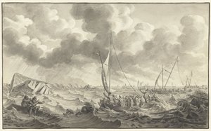 Rupture de digue à Kampen, 1775 - Noach van der Meer (II)