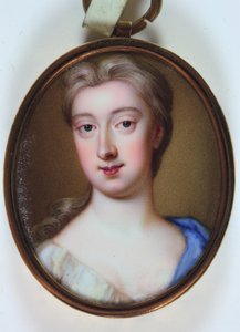 Lady Henrietta Cavendish Holles Harley (émail sur or)